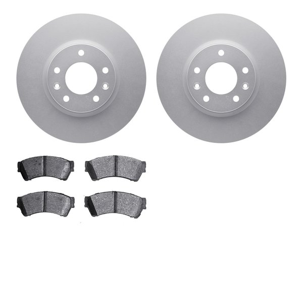 Dynamic Friction Co 4302-54099, Geospec Rotors with 3000 Series Ceramic Brake Pads, Silver 4302-54099